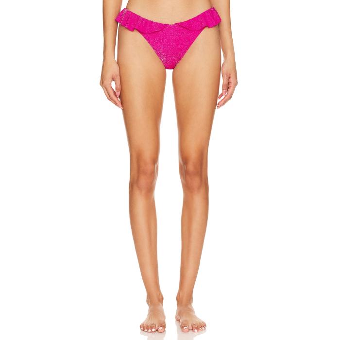 ビーチライオット Beach Riot 【 Iris Bikini Bottom Women Fuchsia Peony 】 ズボン ボトムス レディース