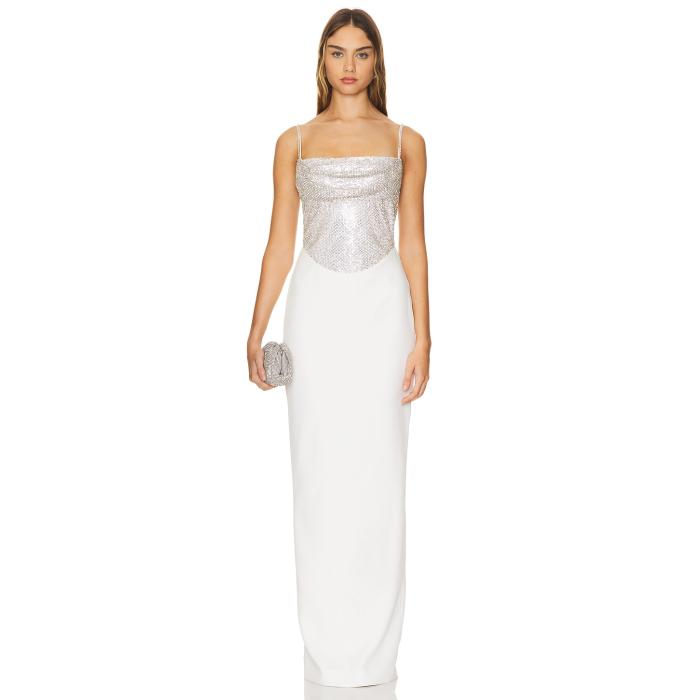 Retrofete 【 Jazlyn Dress Women White/Silver 】 ドレス レディースファッション ドレス レディース 白色 ホワイト Silver 銀色・シルバー 76,010円