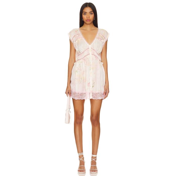 フリーピープル Free People 【 Spring Fling Mini Dress Women Tea Combo 】 Spring スプリング ドレス レディースファッション ドレス レディース
