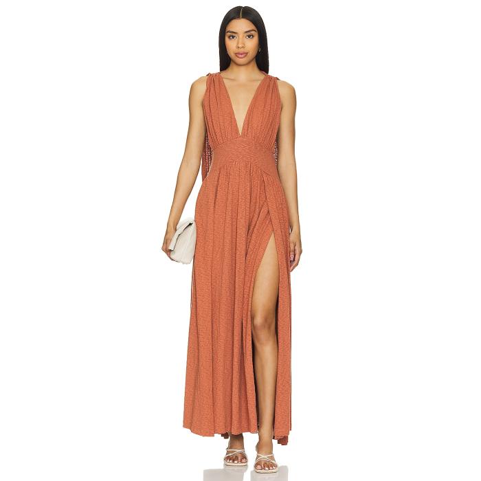 フリーピープル Free People 【 X Free-Est Selena Maxi Dress Women Chutney 】 ドレス レディースファッション ドレス レディース
