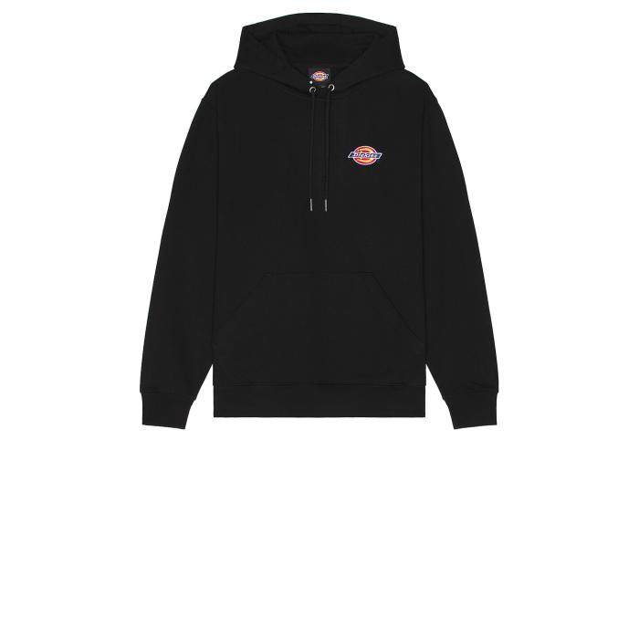 ディッキーズ Dickies 【 Chest Hit Logo Hoodie Men Black 】 ロゴ フーディー パーカー メンズ 黒色 ブラック｜スニケス