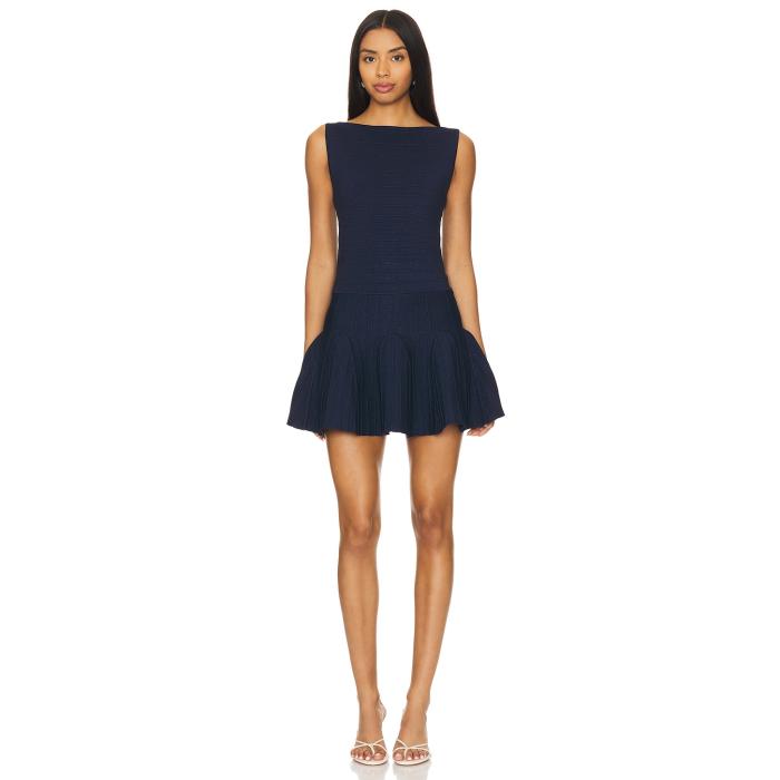 Retrofete 【 Audrina Dress Women Navy 】 ドレス レディース 紺色 ネイビー｜スニケス