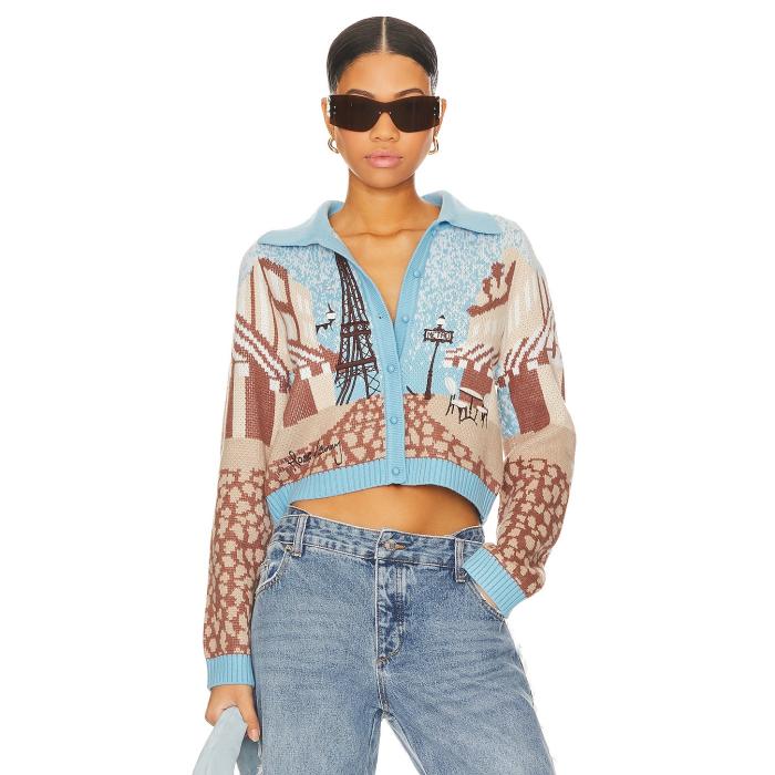 House Of Sunny 【 Rendezvous Tripper Cardigan Women Multi 】 ジレー レディース
