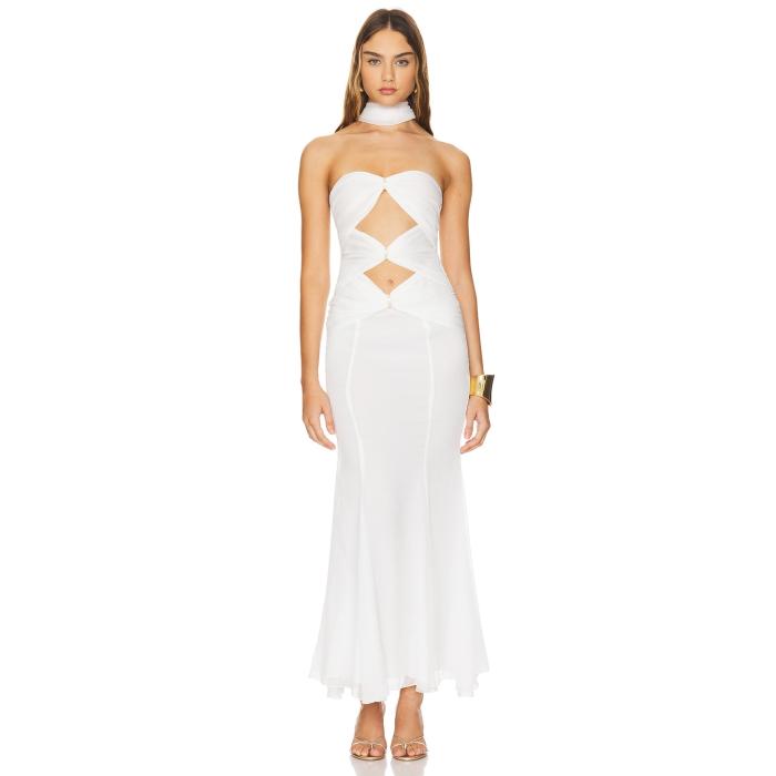 Nana Jacqueline 【 Cassandra Dress Women White 】 ドレス レディース 白色 ホワイト｜スニケス