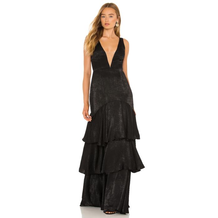 Katie May 【 Old Money Gown Women Black 】 レディース 黒いこと 黒いこと