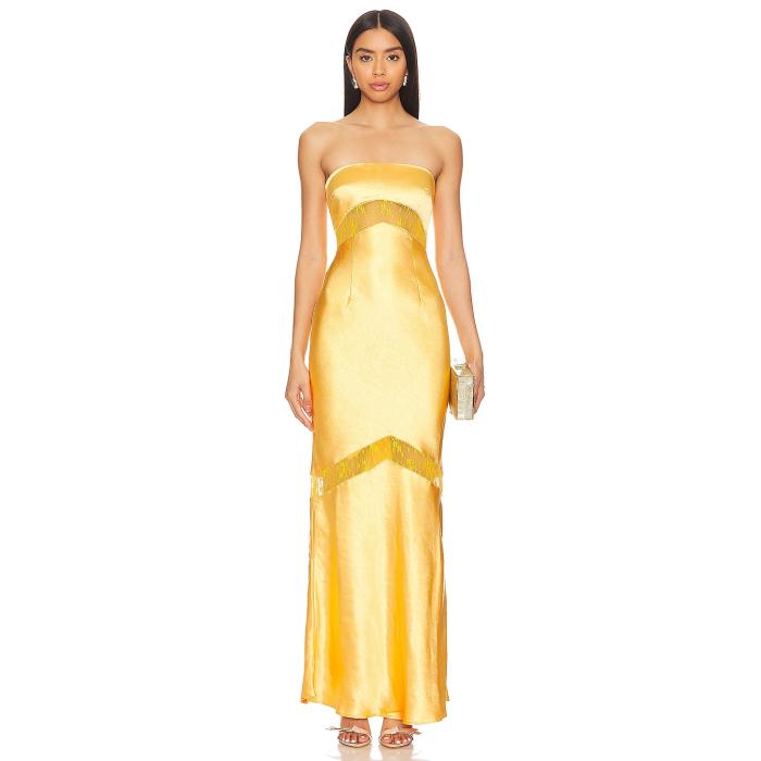 Runaway The Label 【 Melrose Dress Women Golden 】 御召しもの レディース