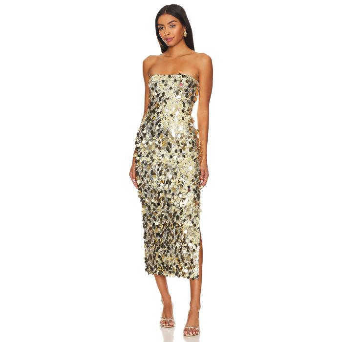 Runaway The Label 【 Gabourne Dress Women Gold 】 ドレス レディース ゴールド