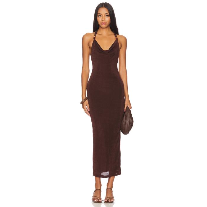 Runaway The Label 【 Enora Maxi Dress Women Espresso 】 ドレス レディース|スニケス