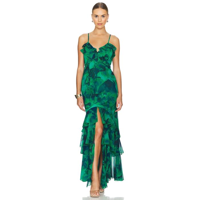 Runaway The Label 【 Namari Maxi Dress Women Calista Green 】 ドレス レディース green 緑・グリーン｜スニケス