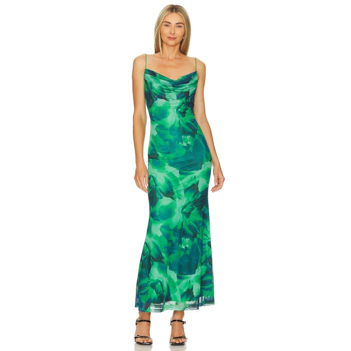 Runaway The Label 【 Kapri Slip Dress Women Green Floral 】 ドレス レディース green 緑・グリーン｜スニケス