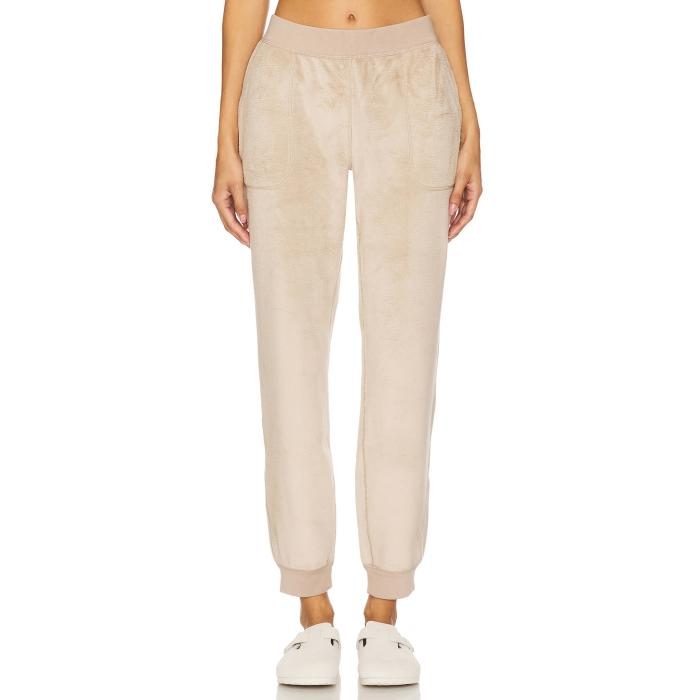 エバージェイ Eberjey 【 Reversible Plush Jogger Women Toffee 】 リバーシブル ジョガーパンツ レディース｜スニケス