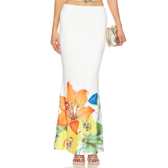 Runaway The Label 【 Primrose Skirt Women White Flower 】 レディース 白いこと 白いこと