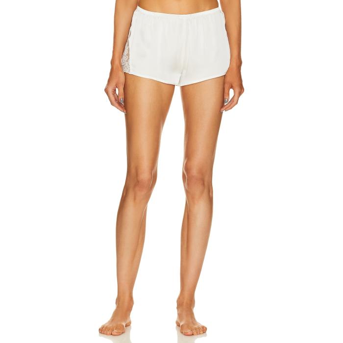 The Mode 【 Silk Fleur Short Women White 】 レディース 白いこと 白いこと