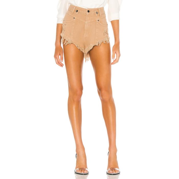 Retrofete 【 X Revolve Tessa Shorts Women Camel 】 さる股引き レディース camel 駱駝