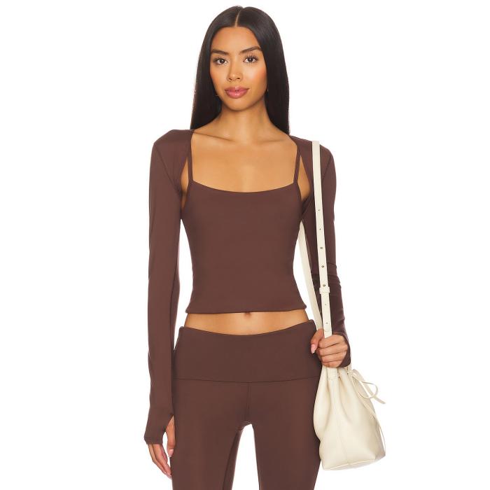Wellbeing + Beingwell 【 Loungewell Light Tate Shrug Women Espresso Brown 】 レディース 赤銅色 赤銅色