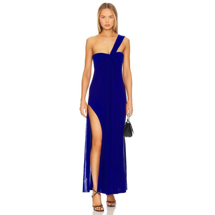 Misa Los Angeles 【 Thora Dress Women Cobalt Blue Venezia 】 ドレス レディース 青色 ブルー|スニケス