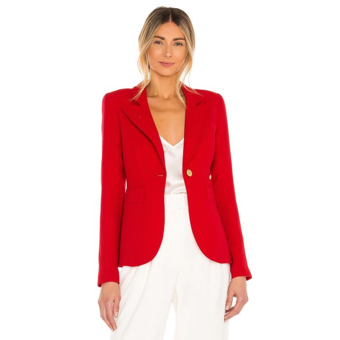 Smythe 【 Classic Duchess Blazer Women Red 】 古典派音楽 ブレイザー レディース Red 赤・赤いこと