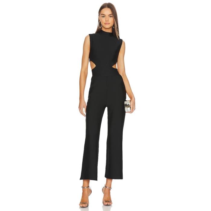 Elliatt 【 Lambley Jumpsuit Women Black 】 飛び降りる背広 レディース 黒いこと 黒いこと