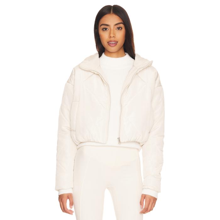 Superdown 【 Rania Cropped Jacket Women Bone 】 Jacket 上衣 レディース