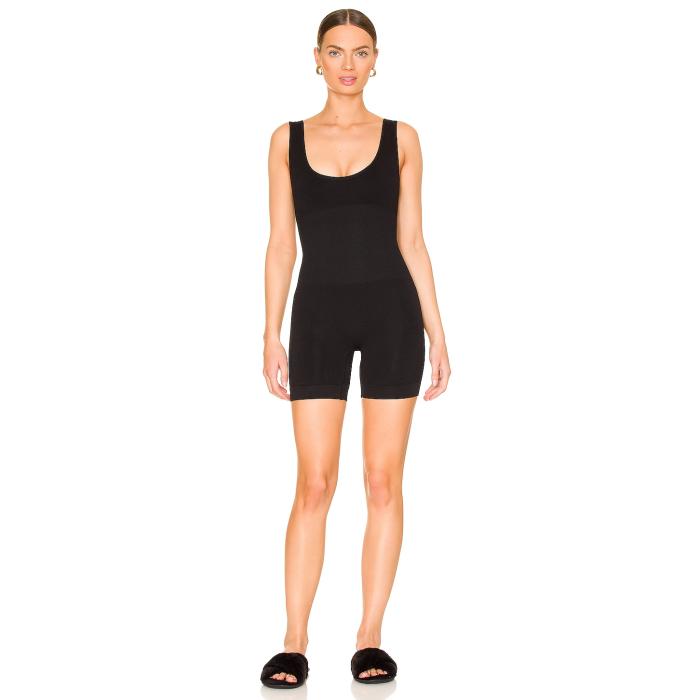 Bumpsuit 【 The Support Bodysuit Women Black 】 上半身背広 レディース 黒いこと 黒いこと