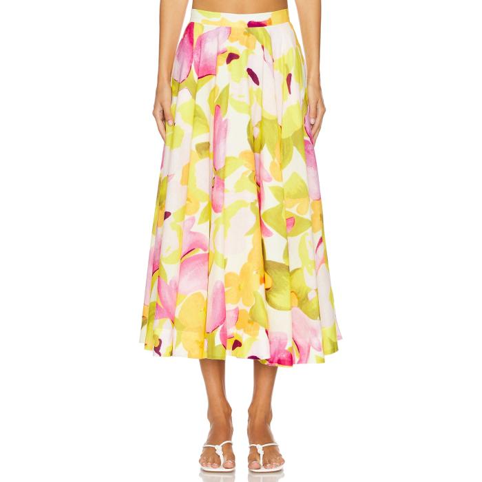 バルドット Bardot 【 Mirabelle Midi Skirt Women Wall Floral 】 レディース｜スニケス