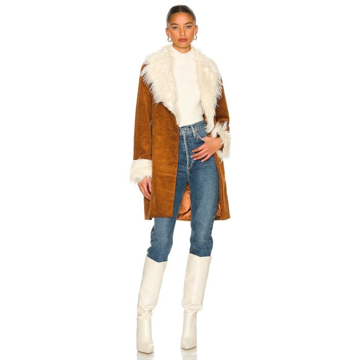 ショウミーユアムームー Show Me Your Mumu 【 Penny Lane Coat Women Sienna Corduroy 】 ペニー レディース コール天