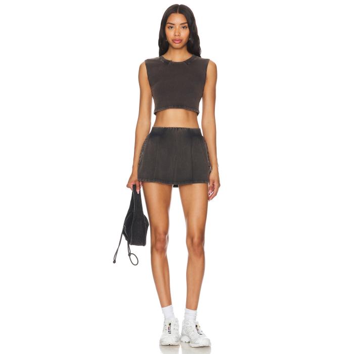 フリーピープル Free People 【 X Fp Movement Hot Shot Skort Set Women Black 】 レディース 黒いこと 黒いこと