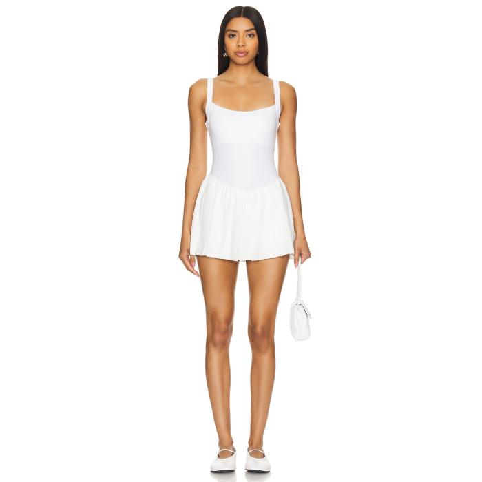フリーピープル Free People 【 X Fp Movement Swing Of Things Dress In White Women White 】 Swing 律動的な調子 御召しもの 白いこと 白いこと レディース 白いこと 白いこと