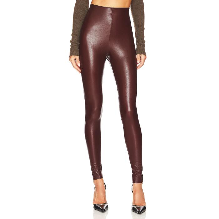 命令すること Commando 【 Faux Leather Legging Women Oxblood 】 なめし革 レディース 赤・オックスブラッド