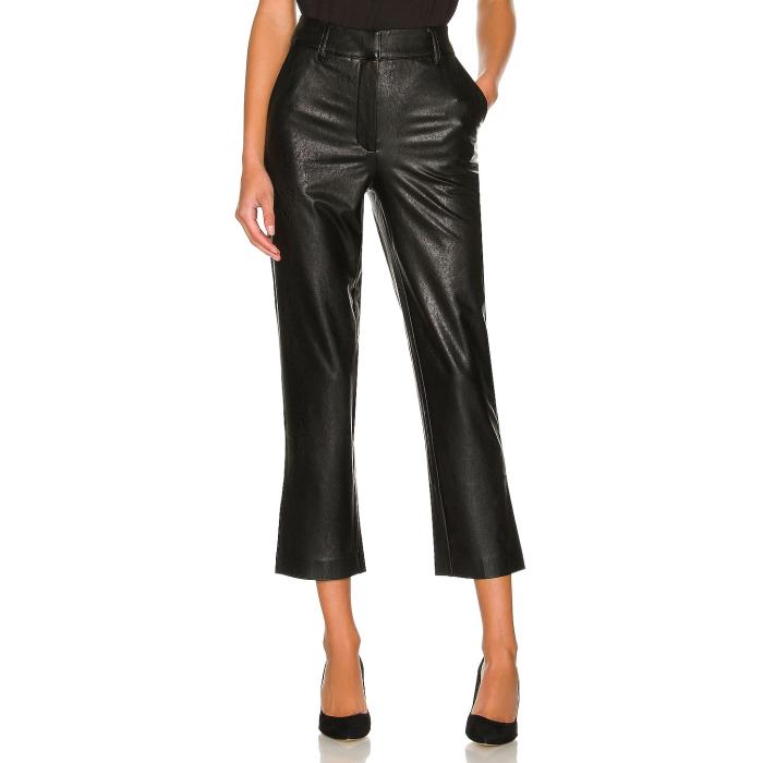 命令すること Commando 【 Faux Leather Trouser Women Black 】 なめし革 レディース 黒いこと 黒いこと