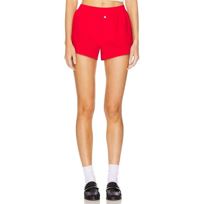 Superdown 【 Justine Relaxed Short Women Red 】 レディース Red 赤・赤いこと