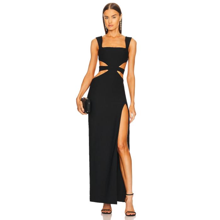 Michael Costello 【 X Revolve Sadie Gown Women Black 】 サディ レディース 黒色 ブラック｜スニケス