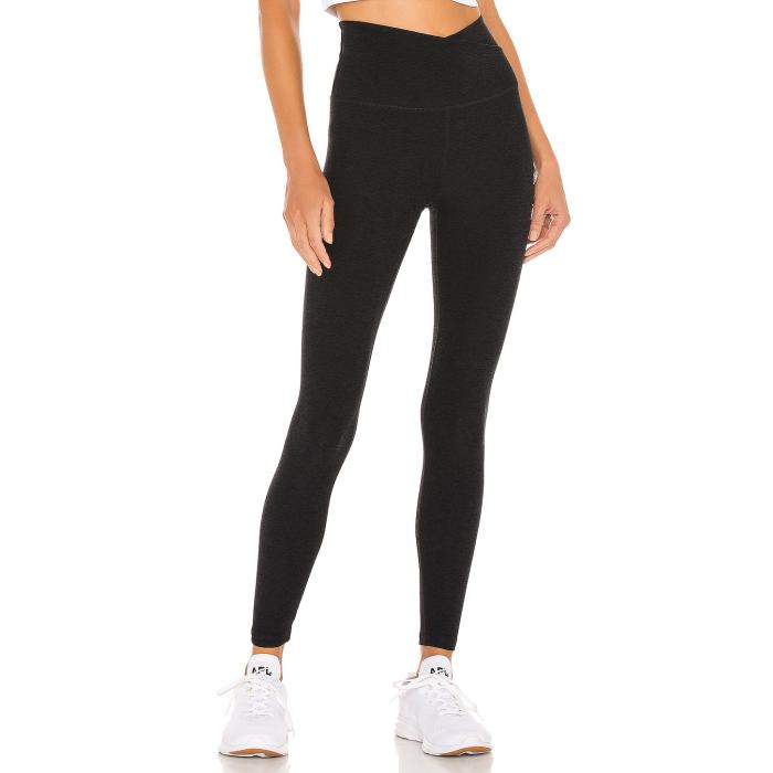 ビヨンドヨガ Beyond Yoga 【 Spacedye At Your Leisure High Waisted Midi Legging Women Darkest Night 】 ご機嫌 レディース ナイト爵