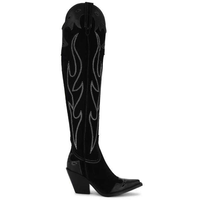 フリーピープル Free People 【 Wild West Thigh High Women Black Suede 】 wild ワイルド ハイ レディース 黒色 ブラック スエード・スウェード
