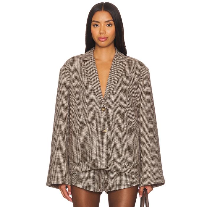 Osis Studio 【 Mili Blazer Women Brown 】 ブレイザー レディース 茶色 ブラウン｜スニケス