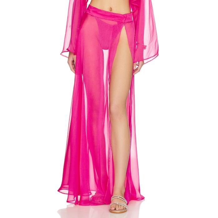 Shani Shemer 【 Alaia Maxi Slit Skirt Women Pink 】 レディース pink さくら色