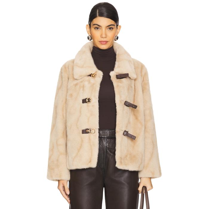 Heartloom 【 Tegan Faux Fur Coat Women Praline 】 レディース