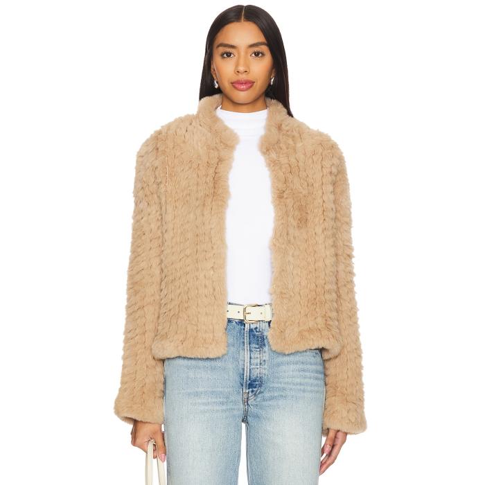 Heartloom 【 Keris Faux Fur Jacket Women Buff 】 Jacket 上衣 レディース レディースファッション-コート・ジャケット