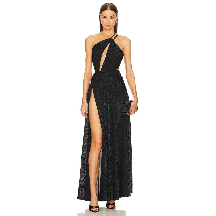 Michael Costello 【 X Revolve Fairleigh Gown Women Black 】 レディース 黒いこと 黒いこと