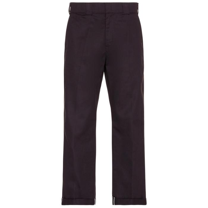 ディッキーズ Dickies 【 Regular Fit Cuffed Straight Leg Pant Men Black 】 ズボン下 メンズ 黒いこと 黒いこと