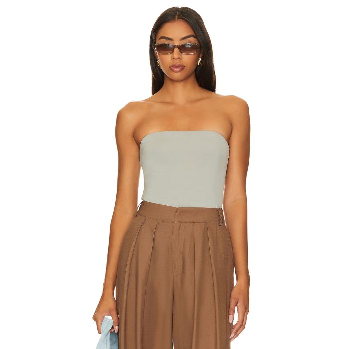 Sndys 【 Easy Strapless Top Women Grey 】 レディース 薄墨色 薄墨色
