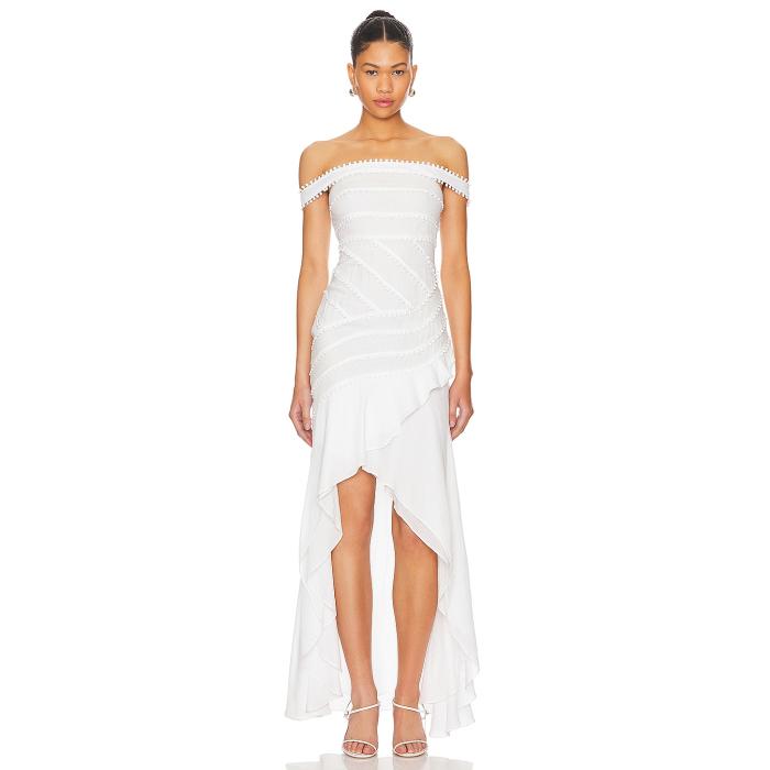 Tularosa 【 Mandy Maxi Dress Women White 】 ドレス レディース 白色 ホワイト｜スニケス