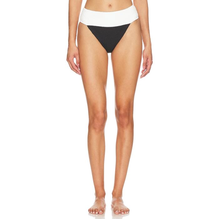 ショウミーユアムームー Show Me Your Mumu 【 Del Rey Bikini Bottom Women Domino Colorblock Scrunch 】 ズボン ボトムス レディース