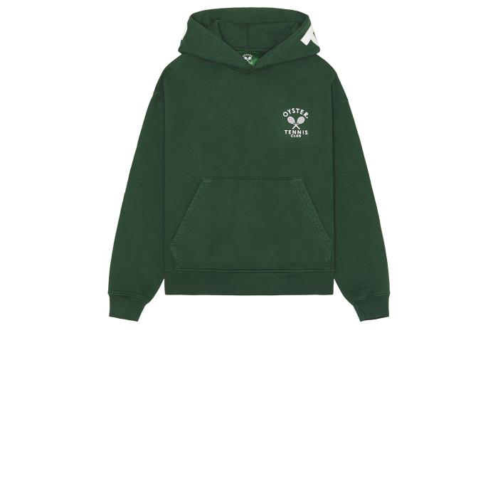 Oyster 【 Tennis Club Pullover Hoodie Men Green 】 テニス クラブ フーディー パーカー メンズ green 緑・グリーン