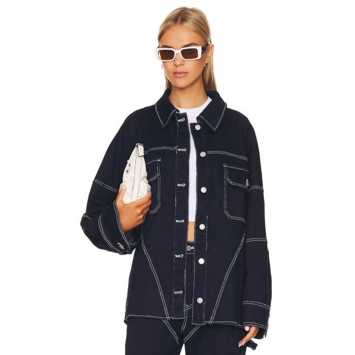 By.dyln 【 Cyrus Jacket Women Navy 】 Jacket ジャケット レディース 紺色 ネイビー｜スニケス