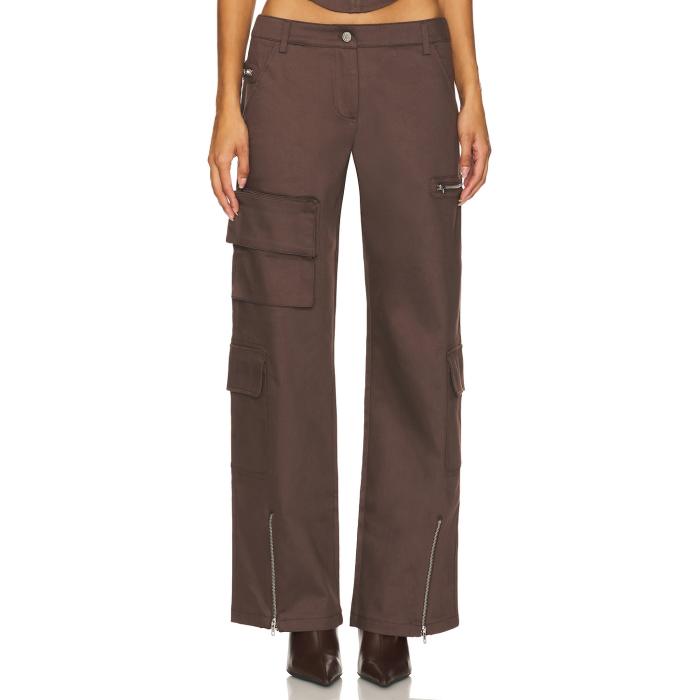 By.dyln 【 Lucious Pants Women Chocolate 】 レディース