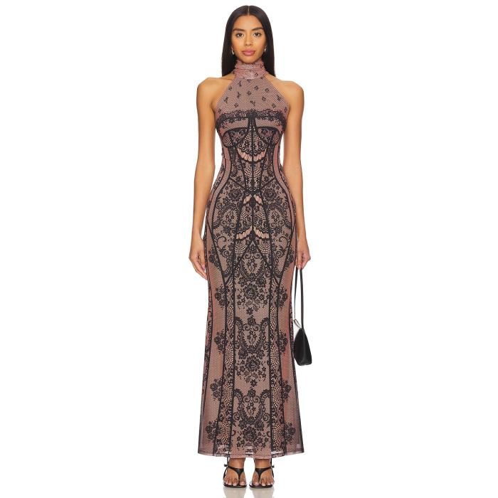 Afrm 【 Arlette Dress Women Noir Bustier 】 ドレス レディース