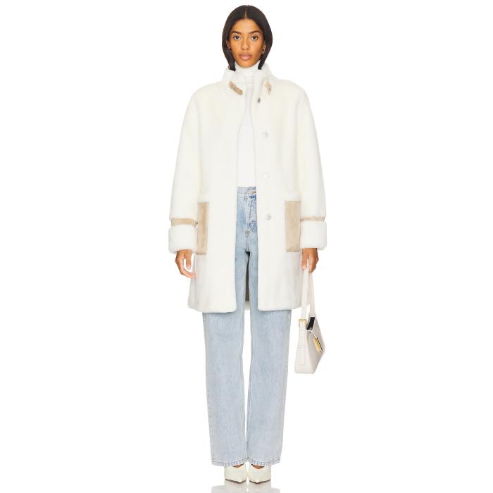 Soia \u0026 Kyo 【 Fiala Coat Women Powder 】 レディース