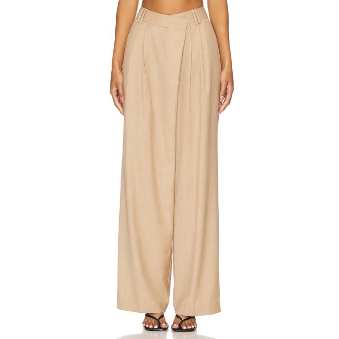 Shona Joy 【 Asher Asymmetrical Pleat Front Pant Women Latte 】 パンツ レディース|スニケス