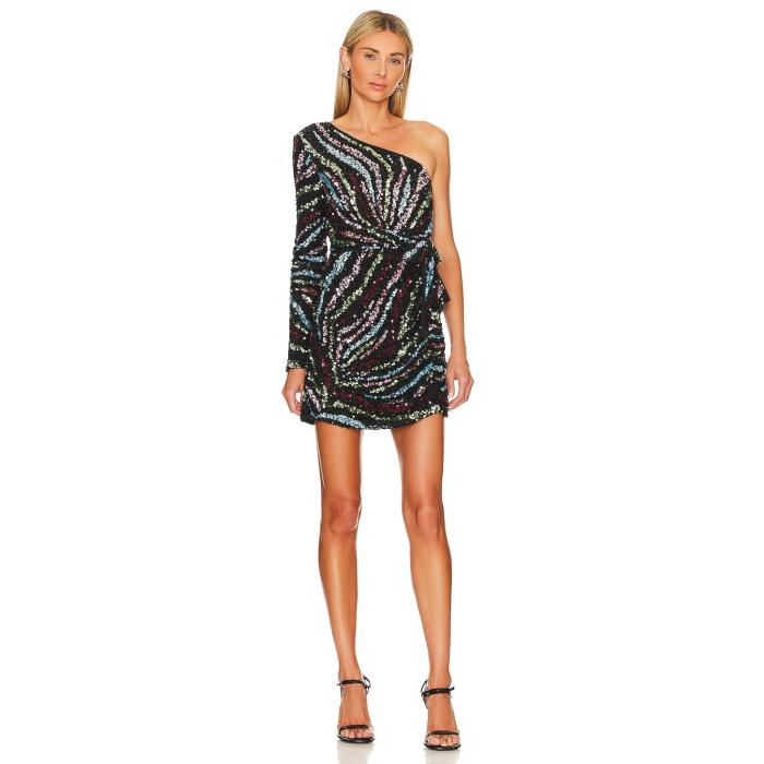ショウミーユアムームー Show Me Your Mumu 【 Shimmy Mini Dress Women Starburst Sequins 】 お召しもの レディース ドレス-レディースファッション